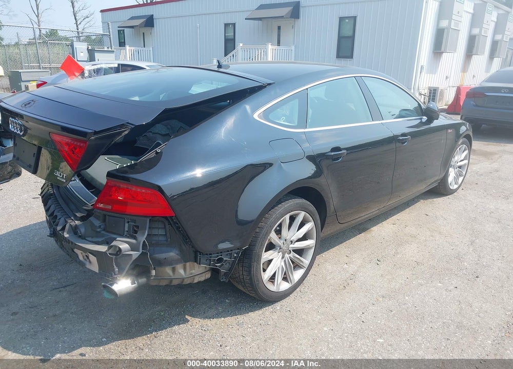 2012 AUDI A7 PREMIUM VIN: WAUYGAFC1CN058998