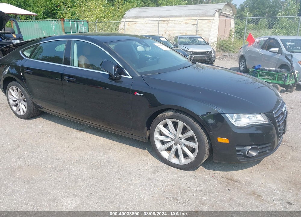 2012 AUDI A7 PREMIUM VIN: WAUYGAFC1CN058998