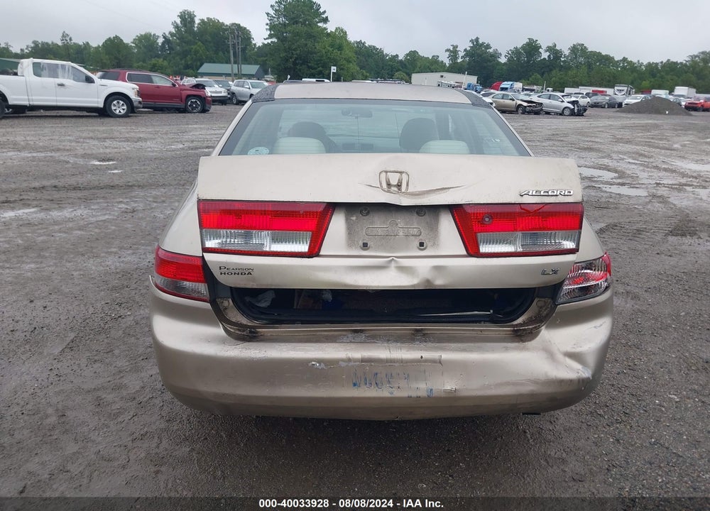 2003 HONDA ACCORD VIN: 1HGCM56443A139315