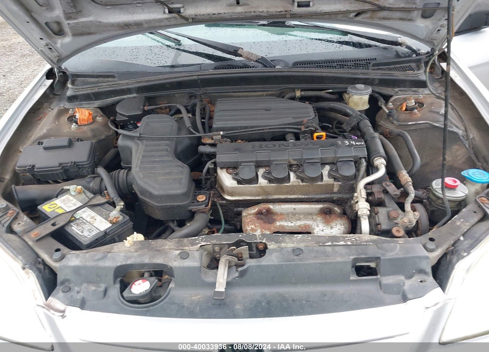 2001 HONDA CIVIC LX VIN: 2HGES16541H584510