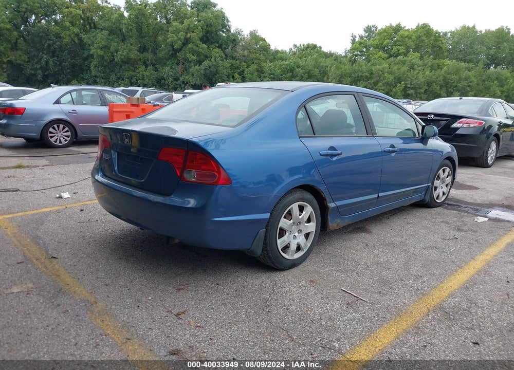 2006 HONDA CIVIC LX VIN: 1HGFA16526L071144