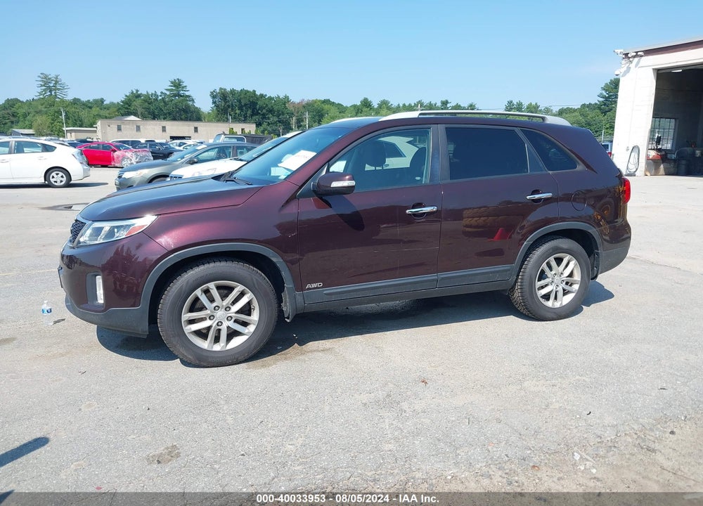 2015 KIA SORENTO VIN: 5XYKTDA6XFG652864