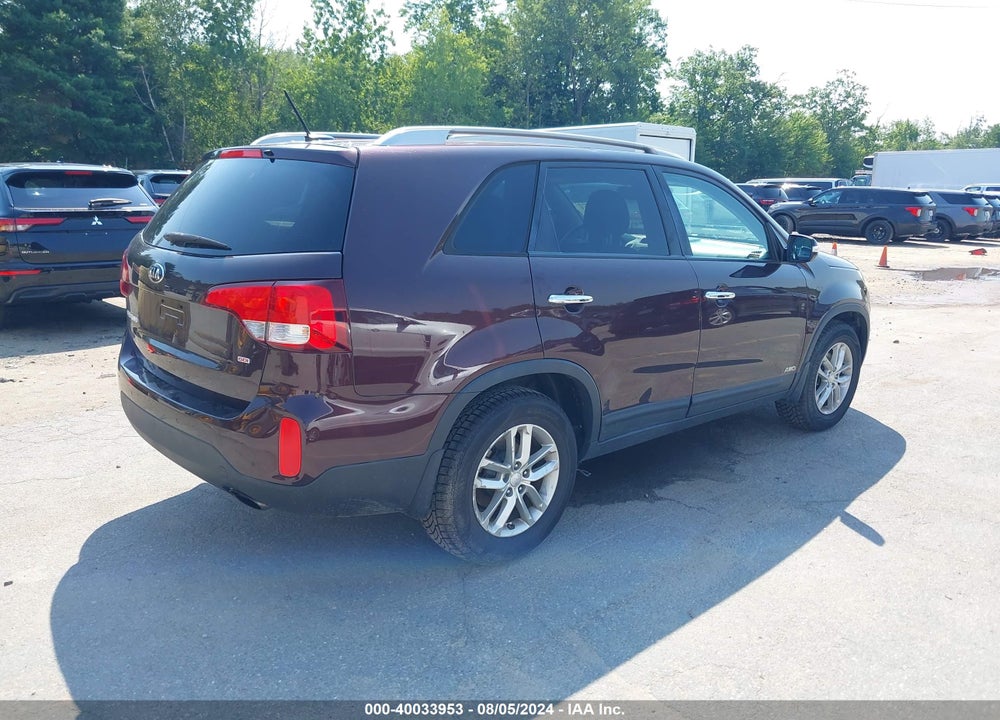 2015 KIA SORENTO VIN: 5XYKTDA6XFG652864