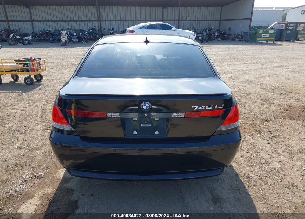 2002 BMW 745LI VIN: WBAGN63482DR03278