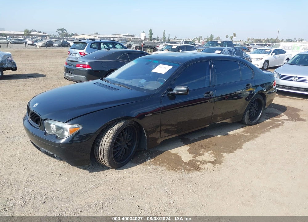 2002 BMW 745LI VIN: WBAGN63482DR03278