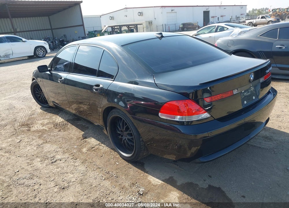 2002 BMW 745LI VIN: WBAGN63482DR03278