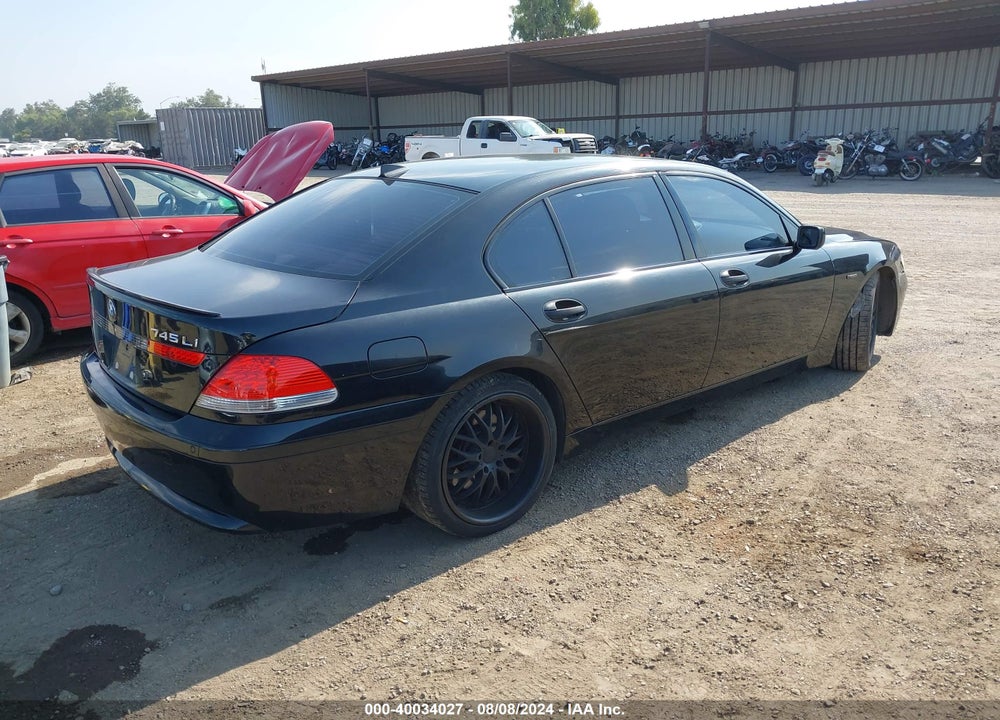 2002 BMW 745LI VIN: WBAGN63482DR03278