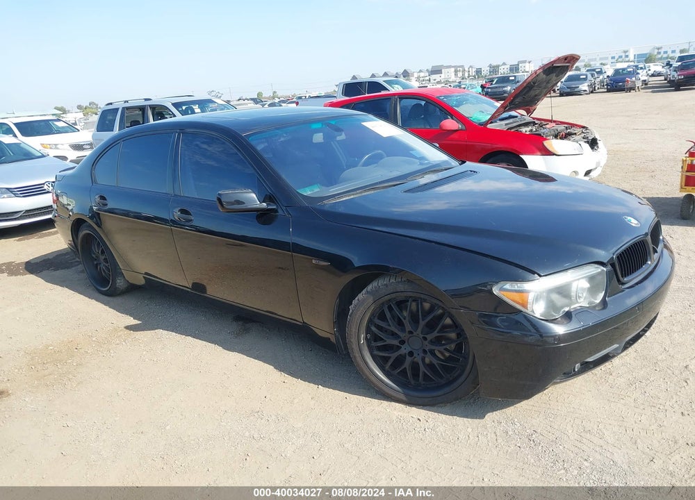 2002 BMW 745LI VIN: WBAGN63482DR03278