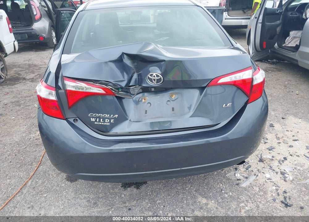 2016 TOYOTA COROLLA LE VIN: 2T1BURHE6GC676776