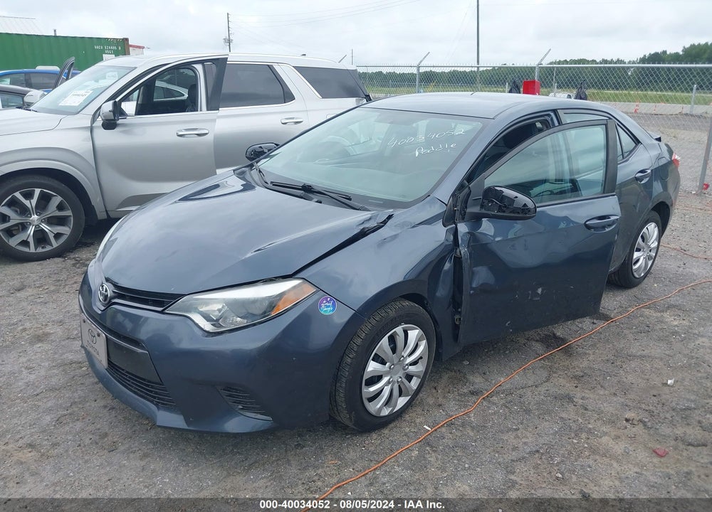 2016 TOYOTA COROLLA LE VIN: 2T1BURHE6GC676776
