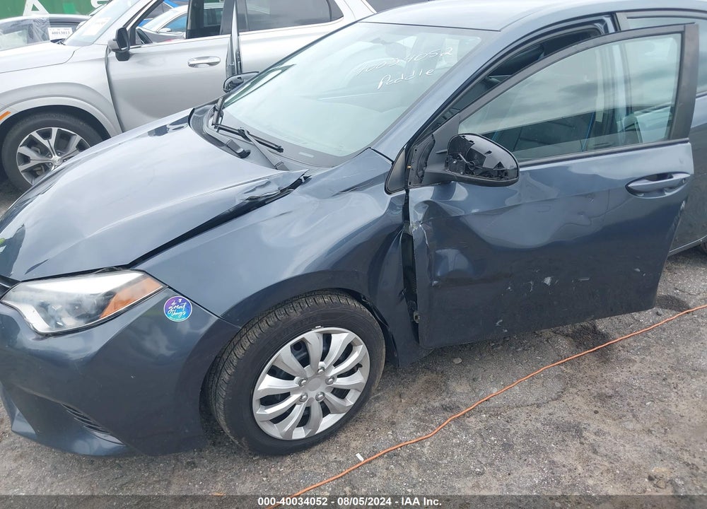 2016 TOYOTA COROLLA LE VIN: 2T1BURHE6GC676776
