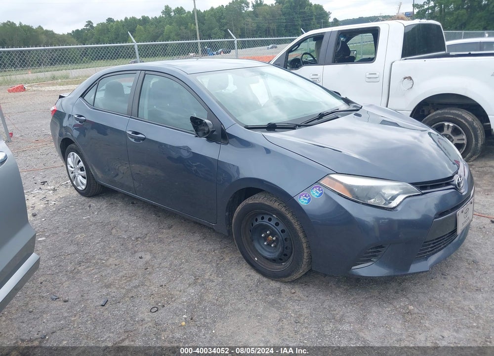 2016 TOYOTA COROLLA LE VIN: 2T1BURHE6GC676776