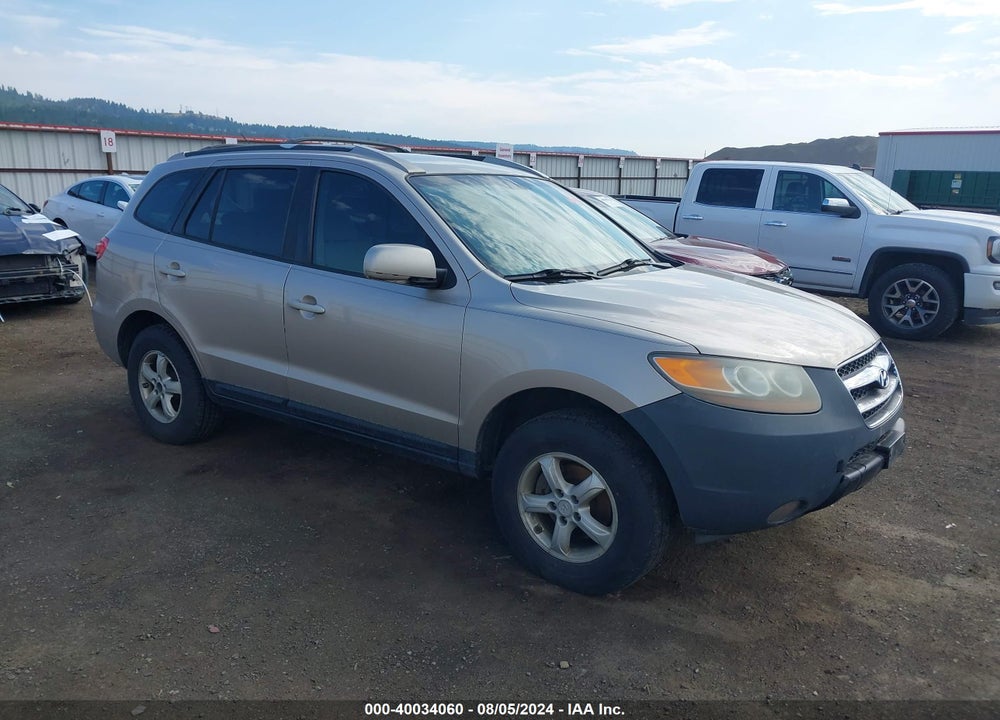 2007 HYUNDAI SANTA FE GLS VIN: 5NMSG13D27H109160