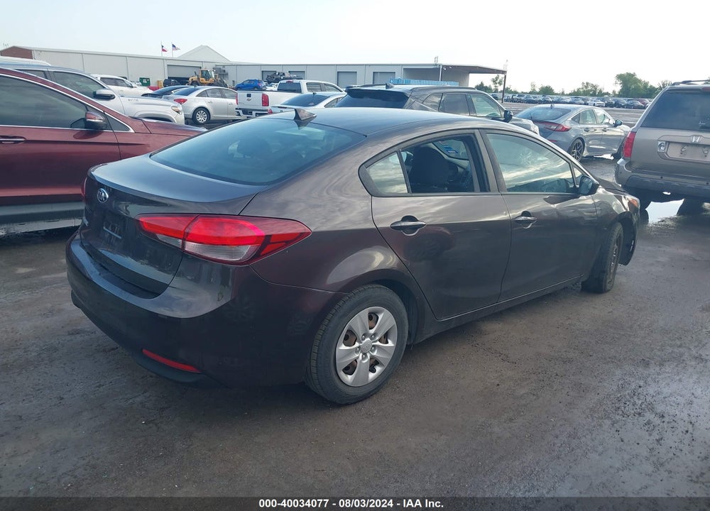 2017 KIA FORTE LX VIN: 3KPFK4A76HE106799