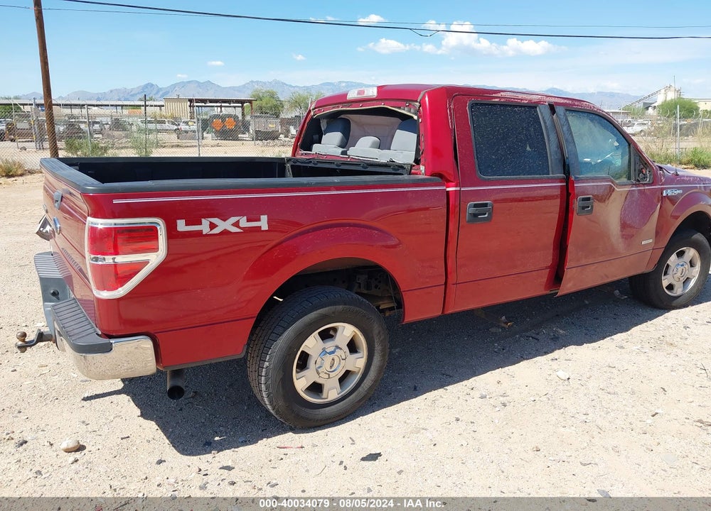 2013 FORD F-150 XLT VIN: 1FTFW1ET7DFB38431