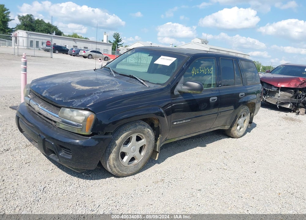 2002 CHEVROLET TRAILBLAZER LS VIN: 1GNDT13S522436949