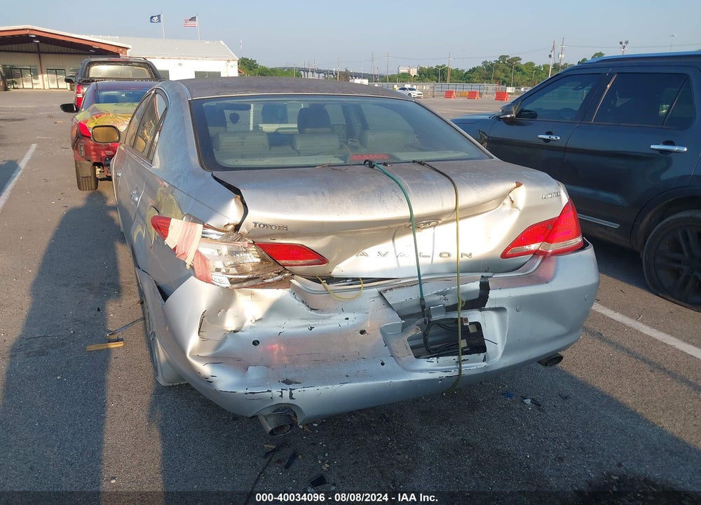 2007 TOYOTA AVALON LIMITED VIN: 4T1BK36B17U191679