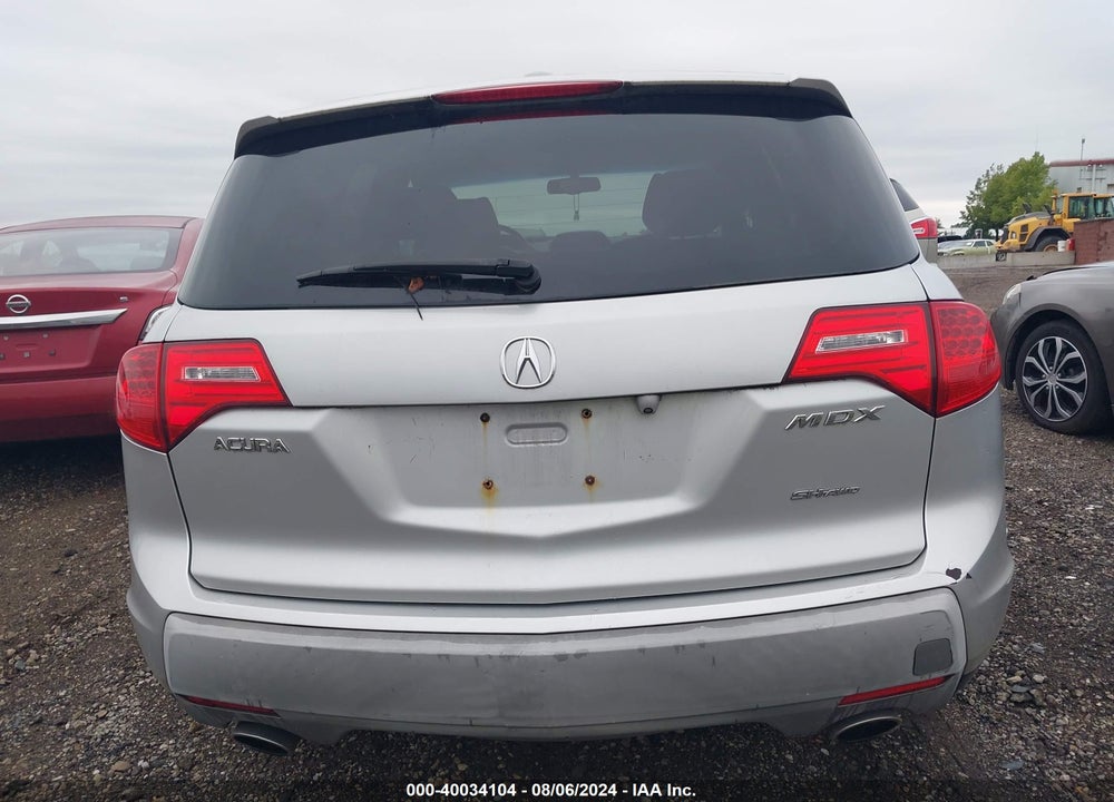 2009 ACURA MDX TECHNOLOGY PACKAGE VIN: 2HNYD28619H517371