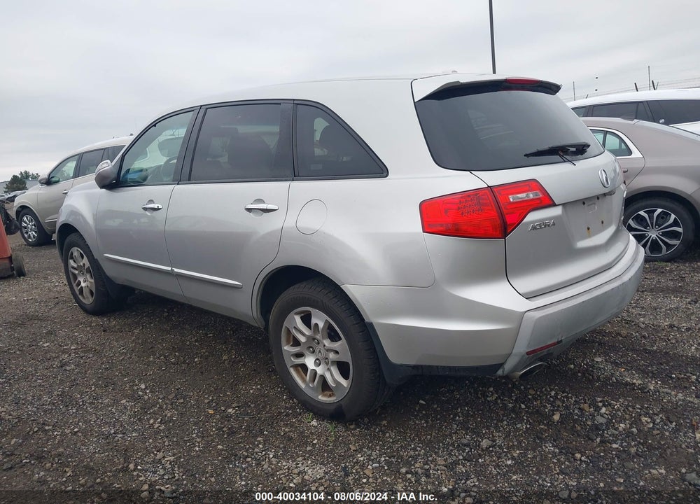 2009 ACURA MDX TECHNOLOGY PACKAGE VIN: 2HNYD28619H517371