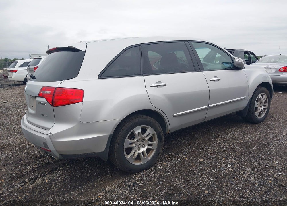 2009 ACURA MDX TECHNOLOGY PACKAGE VIN: 2HNYD28619H517371