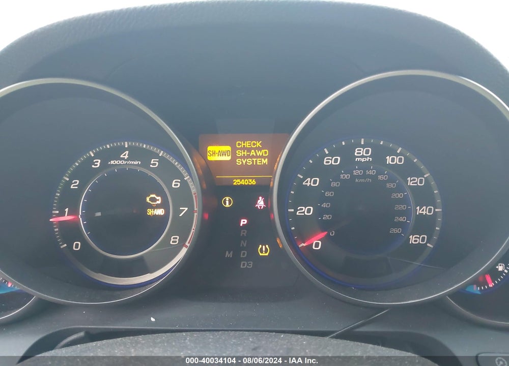 2009 ACURA MDX TECHNOLOGY PACKAGE VIN: 2HNYD28619H517371