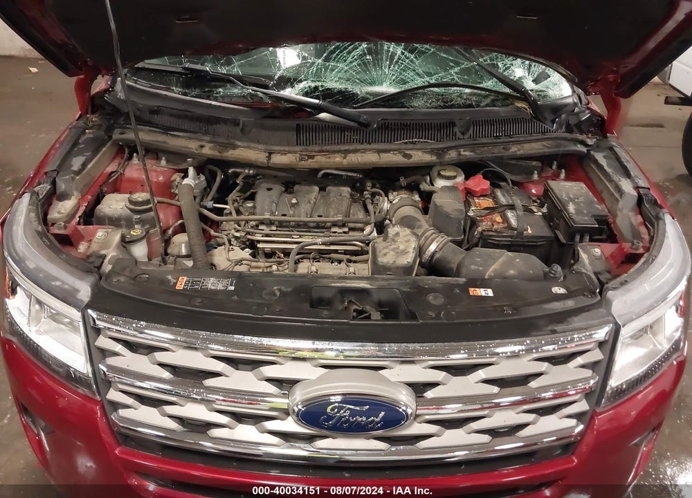 2018 FORD EXPLORER XLT VIN: 1FM5K8D89JGA25353