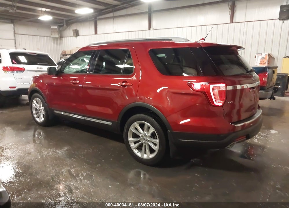 2018 FORD EXPLORER XLT VIN: 1FM5K8D89JGA25353