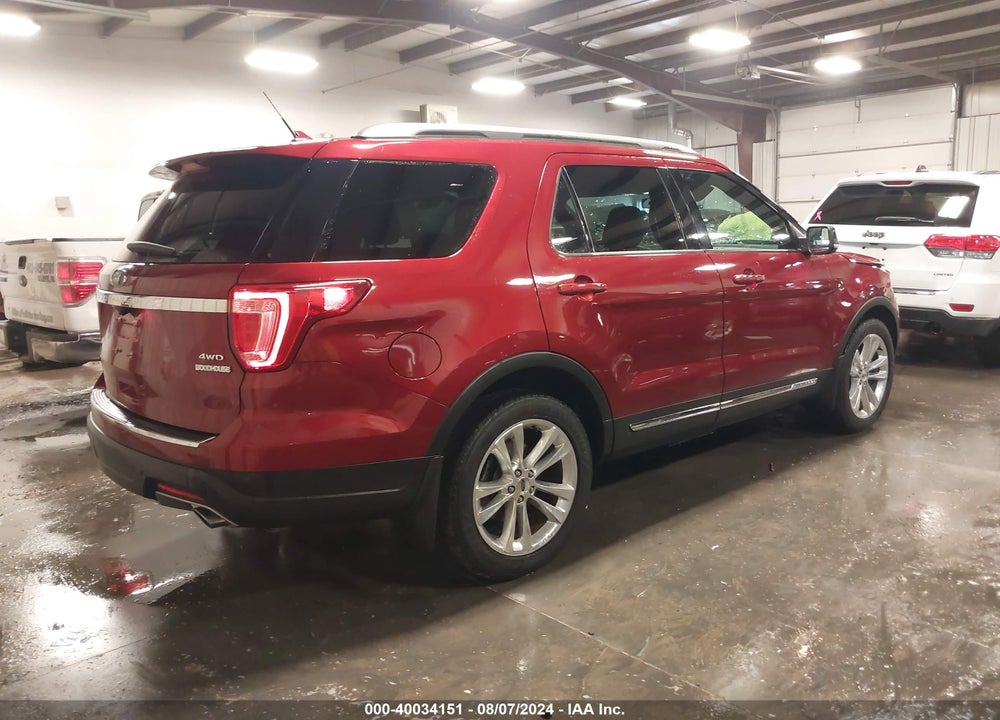 2018 FORD EXPLORER XLT VIN: 1FM5K8D89JGA25353