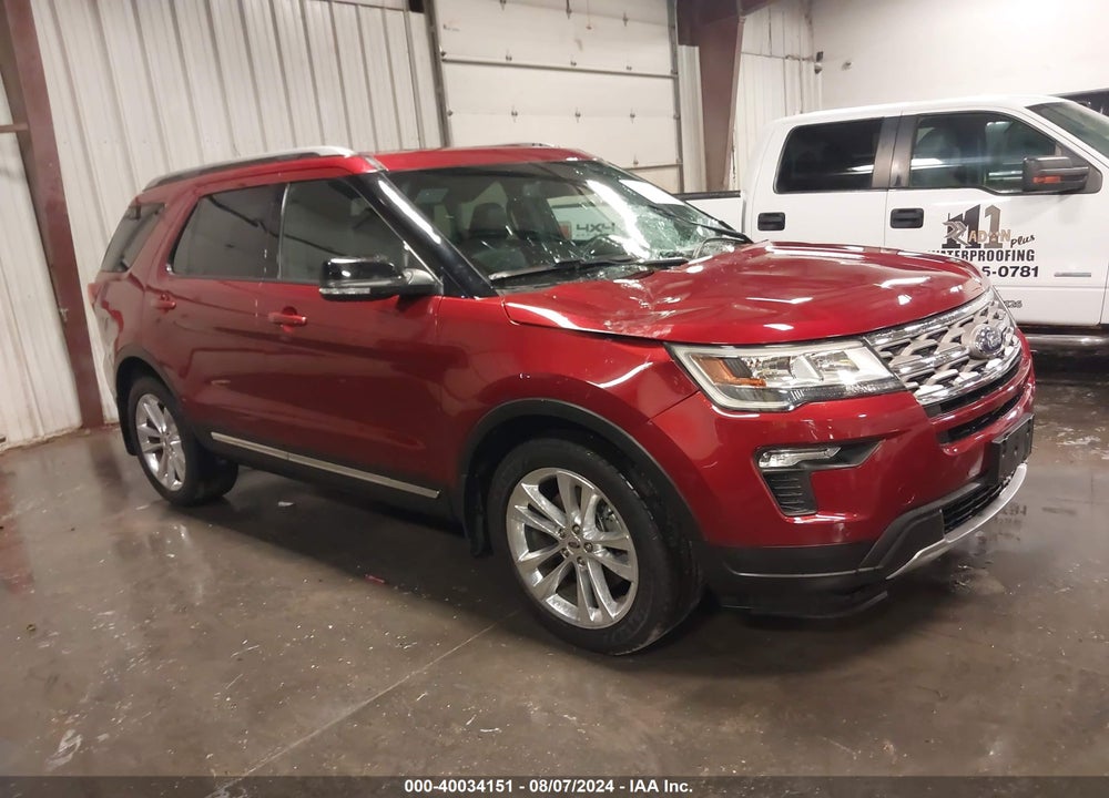 2018 FORD EXPLORER XLT VIN: 1FM5K8D89JGA25353