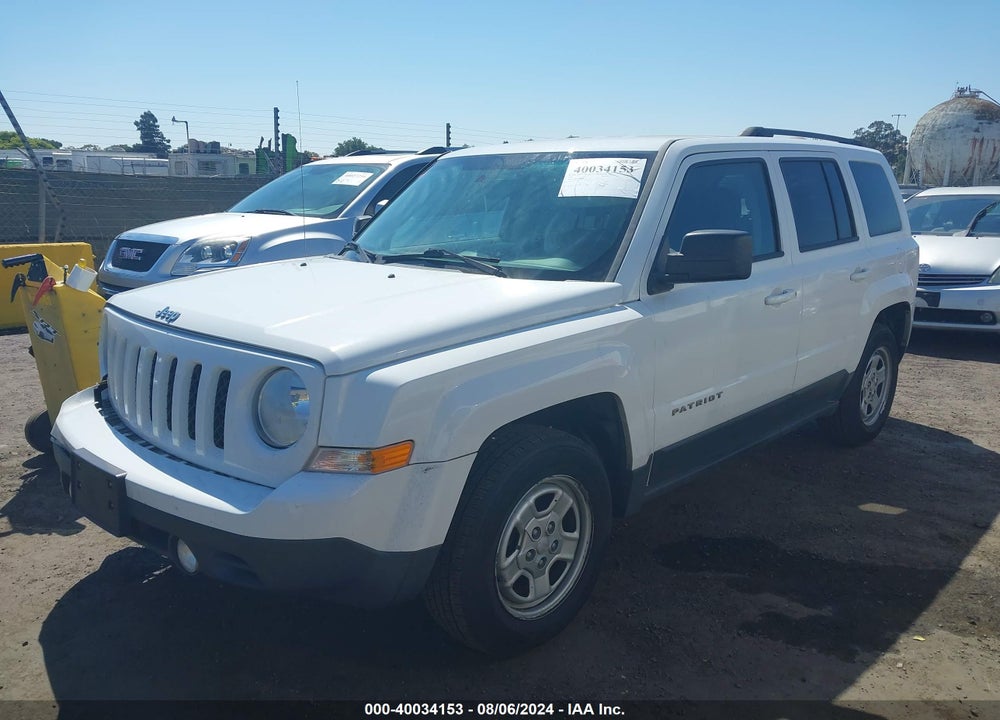2016 JEEP PATRIOT SPORT VIN: 1C4NJPBA8GD528194