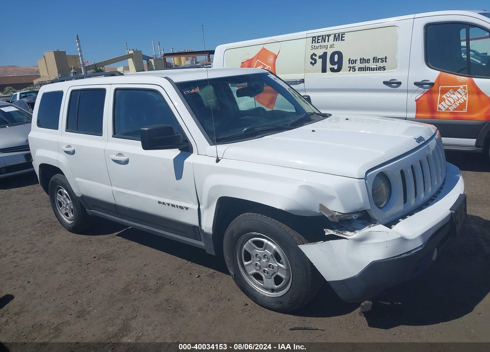 2016 JEEP PATRIOT SPORT VIN: 1C4NJPBA8GD528194