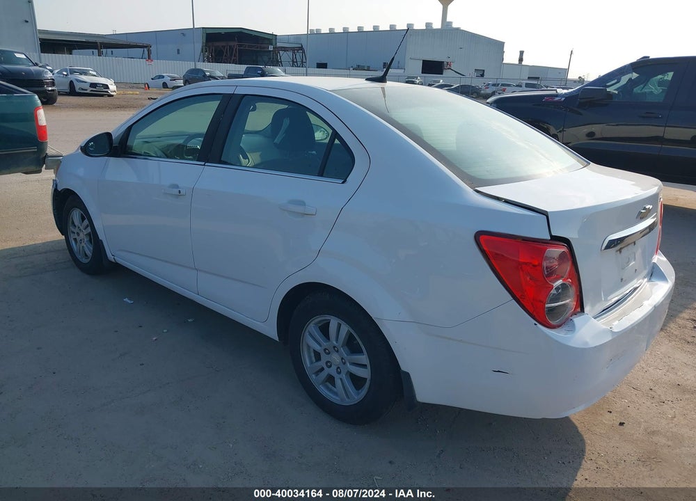 2014 CHEVROLET SONIC LT AUTO VIN: 1G1JC5SH1E4120216