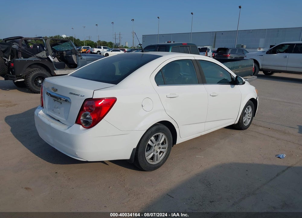 2014 CHEVROLET SONIC LT AUTO VIN: 1G1JC5SH1E4120216