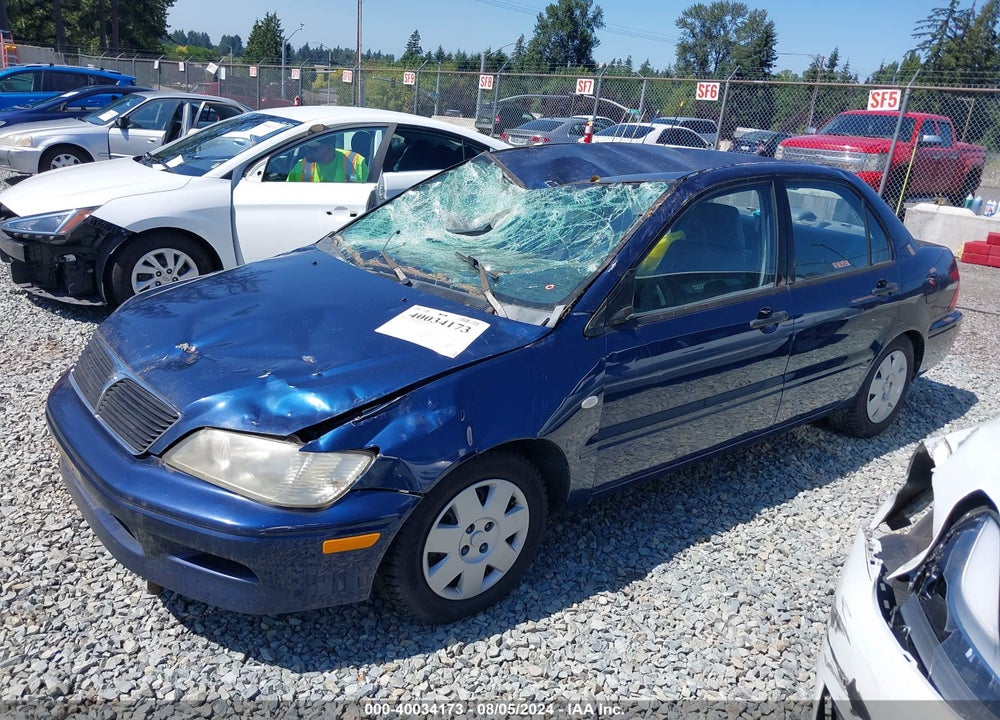 2003 MITSUBISHI LANCER VIN: JA3AJ26E83U052102