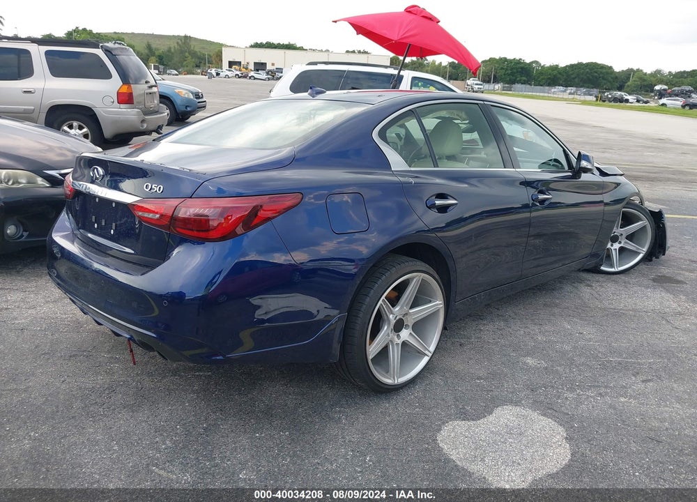2022 INFINITI Q50 LUXE VIN: JN1EV7BP2NM312043