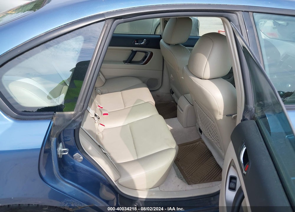2007 SUBARU LEGACY 2.5I LIMITED VIN: 4S3BL626777204364
