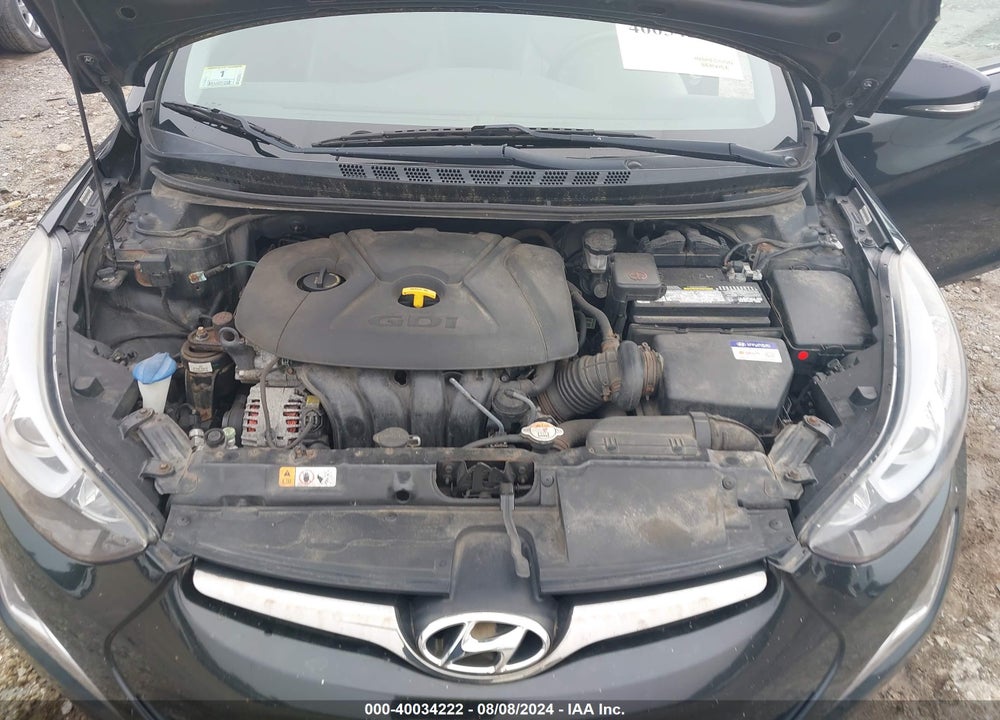 2015 HYUNDAI ELANTRA VIN: KMHDH4AH7FU233196