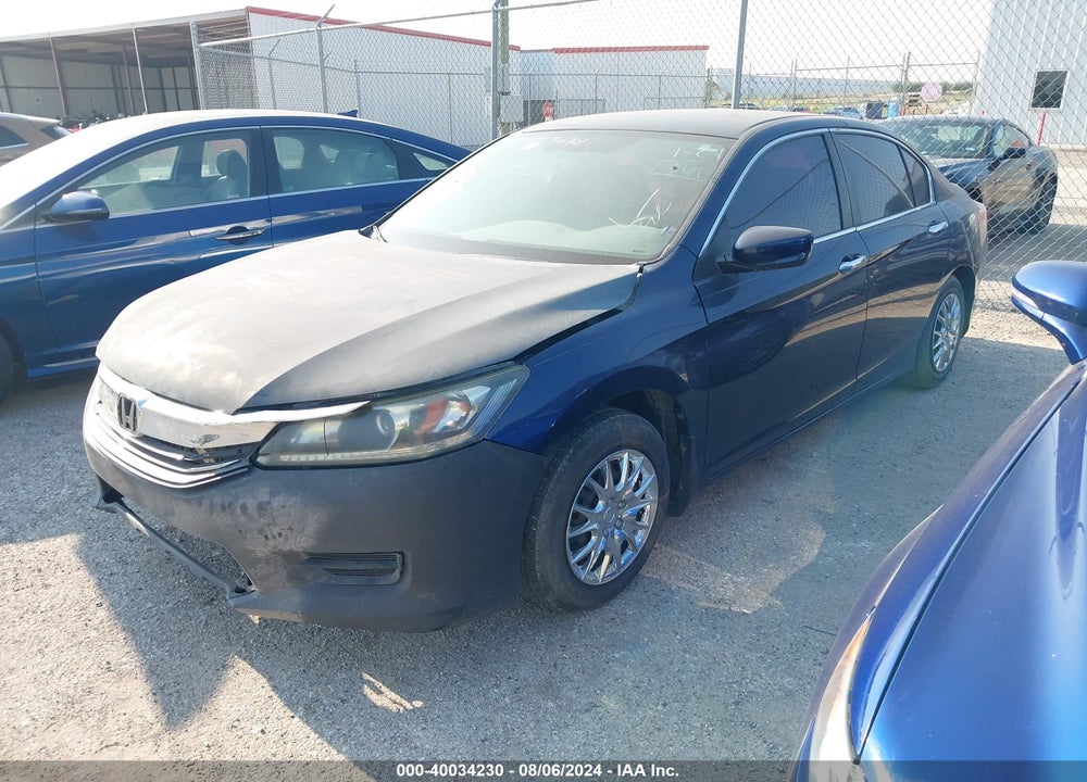 2013 HONDA ACCORD LX VIN: 1HGCR2F39DA059436