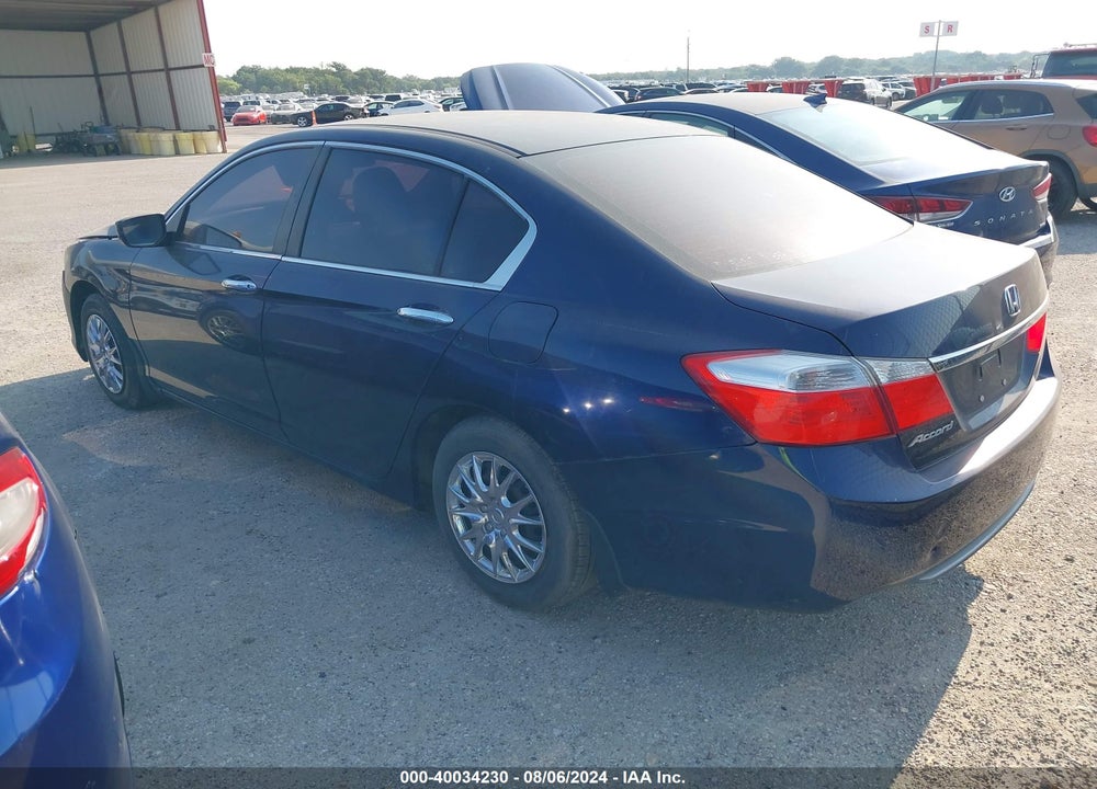 2013 HONDA ACCORD LX VIN: 1HGCR2F39DA059436
