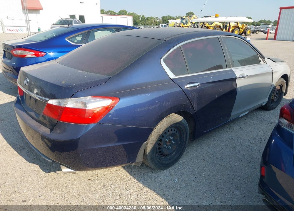 2013 HONDA ACCORD LX VIN: 1HGCR2F39DA059436