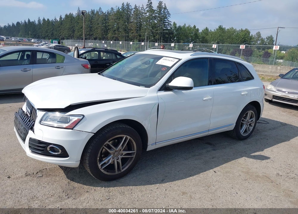 2014 AUDI Q5 2.0T PREMIUM VIN: WA1LFAFP2EA119833