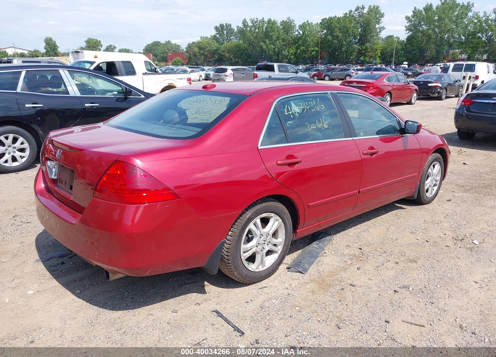 2007 HONDA ACCORD 2.4 EX VIN: 1HGCM56877A185004