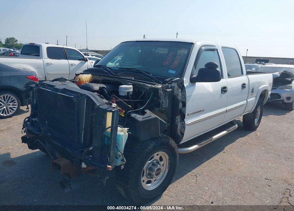 2004 GMC SIERRA 2500HD SLE VIN: 1GTHC23U04F135213