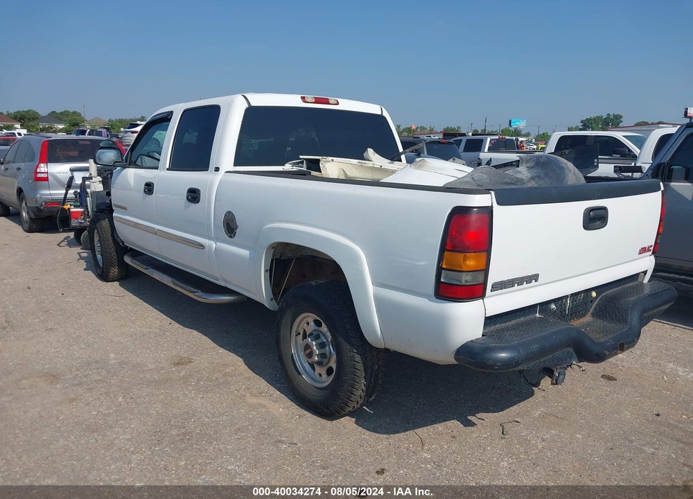2004 GMC SIERRA 2500HD SLE VIN: 1GTHC23U04F135213