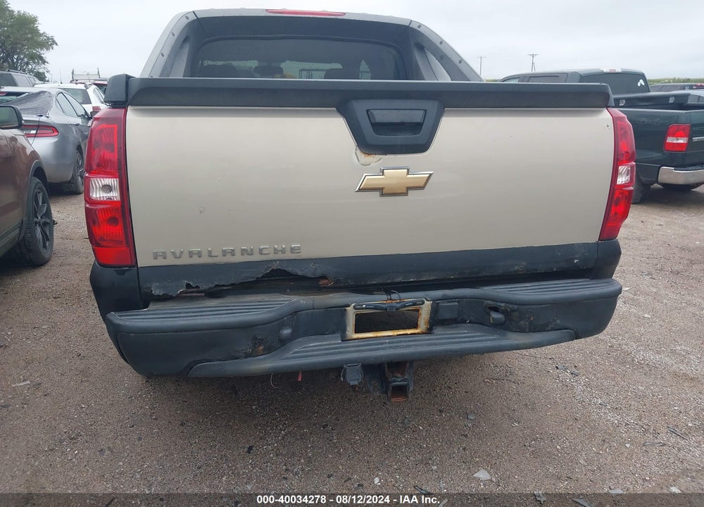 2007 CHEVROLET AVALANCHE 1500 LT VIN: 3GNFK12317G118105