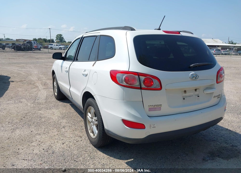 2011 HYUNDAI SANTA FE GLS VIN: 5XYZGDAB4BG069779