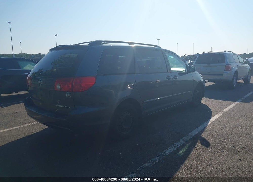 2008 TOYOTA SIENNA LE VIN: 5TDZK23CX8S175349