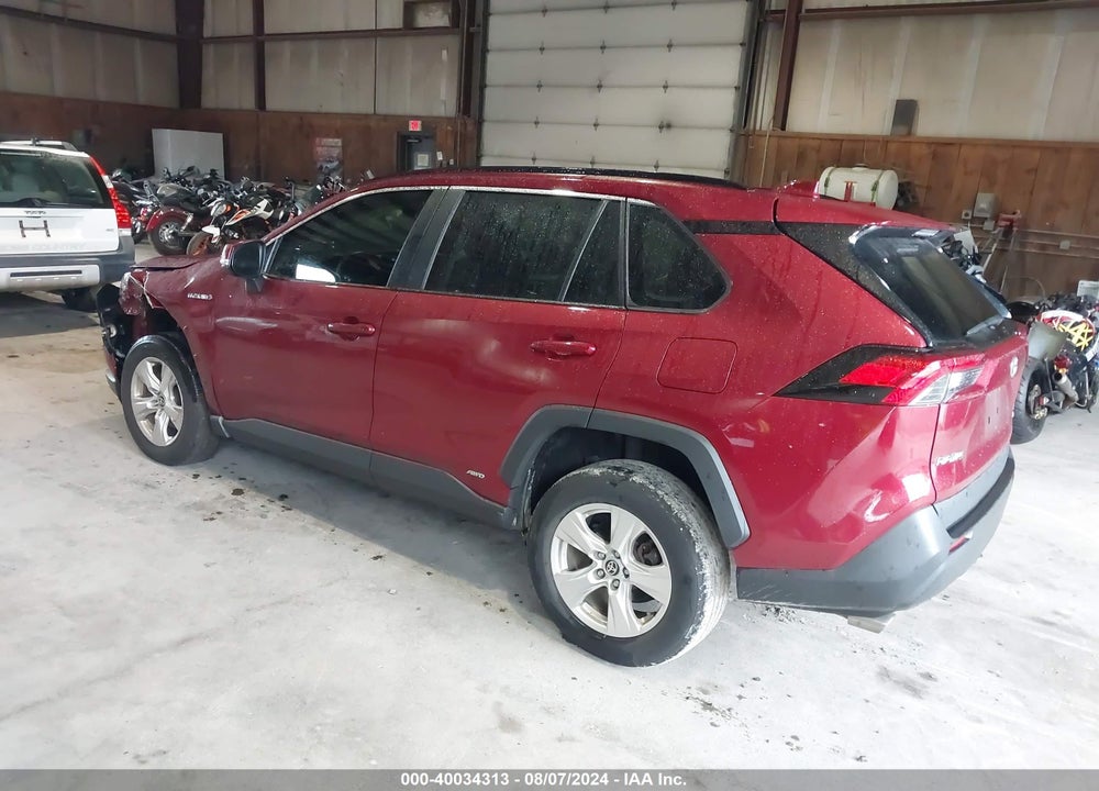 2021 TOYOTA RAV4 HYBRID XLE VIN: 2T3R6RFV1MW019686
