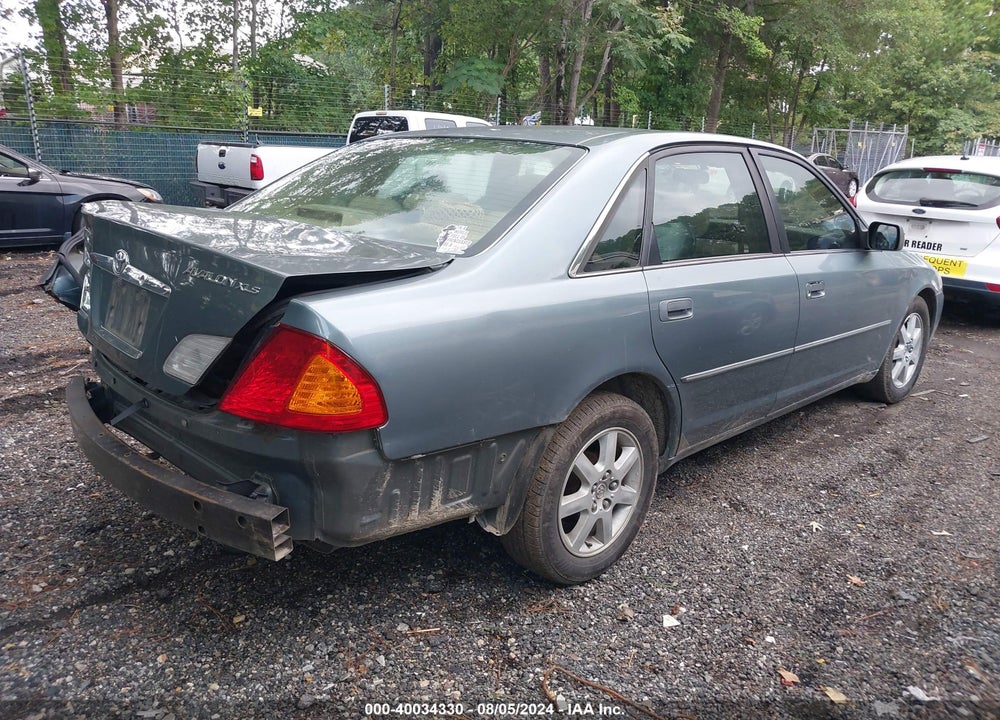 2000 TOYOTA AVALON XLS VIN: 4T1BF28B9YU062487