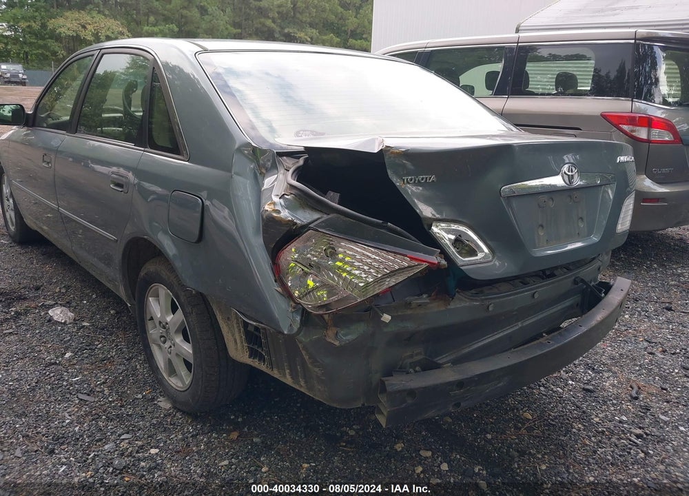 2000 TOYOTA AVALON XLS VIN: 4T1BF28B9YU062487